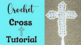 How to Crochet a Spiritual Cross Tutorial 🙏