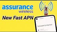 Assurance Wireless New APN Data Settings manually for Android