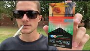 Smoking a Marlboro Vista Caribbean Fusion Flavored Cigarette - Review