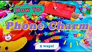 DIY Tutorial How To: Beaded Phone Charm (2 Ways!) + How To Attach It To Your Smart Phone