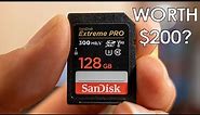 SanDisk 128GB Extreme PRO UHS-II SD Card I Worth the $200 Price Tag?