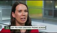 DIY fix for cracked phone screens