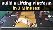 Build a Lifting Platform in 3 Minutes!