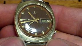 BULOVA ACCUTRON WATCH BATTERY REPLACEMENT GUIDE INSTRUCTIONS DO IT YOURSELF! DIY
