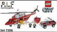 Lego City 7206 Fire Helicopter - Lego Speed Build Review