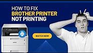 How to Fix Brother Printer Not Printing Issue? | Printer Tales