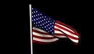 american flag animation