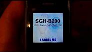 Samsung SGH-B200 bootanimation and shutdown