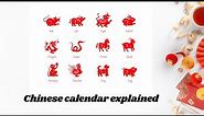 Chinese calendar explained