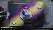 How to Paint Planets - Galaxy - Stars - Easy Spray Paint Art