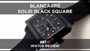 Blancarre Solid Black Square Watch Review
