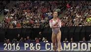 Aly Raisman - Floor Exercise - 2016 P&G Gymnastics Championships – Sr. Women Day 2