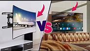 Curved Screen vs Flat Screen Smart TVs - Which One is the Better Choice?