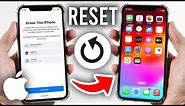 How To Factory Reset iPhone To Default Settings - Full Guide