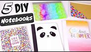5 DIY NOTEBOOK IDEAS for Back-To-School - School Supplies - How To | SoCraftastic