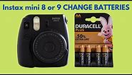 CHANGE BATTERIES in Fujifilm Instax Mini 8 Mini 9 + RECOMMENDED BATTERIES