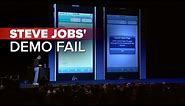 Steve Jobs' demo fail (CNET News)