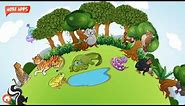 Free Kids Puzzle Game - Animal ( by Abuzz ) | learn words, pronunciations & phonic.