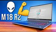 The Most Powerful Alienware Gaming Laptop! m18 R2 Review (2024)