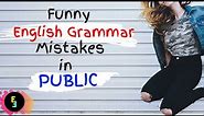 FUNNY GRAMMAR MISTAKES | English Grammar | ENGLISH FUNDAMENTALS