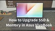 How to Upgrade SSD & Memory In Asus VivoBook 15