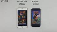 iPhone 6s Plus vs iPhone X in 2022 | SPEED TEST!