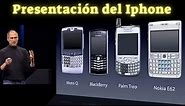 Steve Jobs introduce el Iphone en el año 2007 (Español)