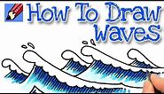 How to draw Waves Real Easy