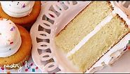 BEST Classic Vanilla Cake Recipe | Perfectly Moist & Soft!