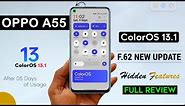 Oppo A55 New Update F.62 Full Review | Oppo A55 September Update | ColorOS 13.1 New Features⚡⚡