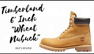 Timberland 6' Premium "Wheat Nubuck Boots" On Feet Review