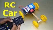 how to make rc remote control car at home