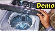 Samsung Top Load Fully Automatic washing Machine Demo| How To Use Samsung Top Load Washer And Dryer