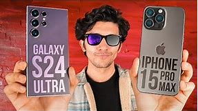 Samsung Galaxy S24 Ultra vs iPhone 15 Pro Max - My Honest Experience.