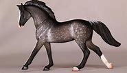 Creating a Dark Dapple Grey - HOW TO PAINT A BREYER MODEL HORSE - Tutorial