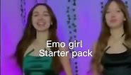 Emo girl starter pack