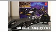 Building the Batmobile: 1/24 Scale Model Kit AMT (Time Lapse)