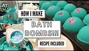 How I Make Bath Bombs - With Recipe!