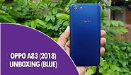 Oppo A83 (2018) Unboxing (Blue), Hands on and Camera Samples