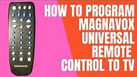 How to set up Magnavox Universal remote control to TV and other devices with Auto Code Search