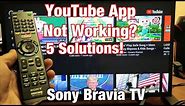 Sony Bravia TV: YouTube App Not Working, Frozen, Stuck on Buffering, Black Screen FIXED!!!