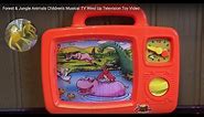 Forest & Jungle Animals Children's Musical TV Wind Up Television Toy Video