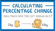 GCSE Maths - How to Calculate Percentage Change (Increase or Decrease) #94