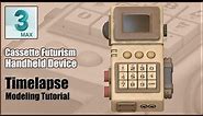 Modeling a Stylized Cassette Futurism Device in 3ds Max 2023 - Part 1