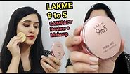 LAKME 9 to 5 PRIMER + MATTE COMPACT REVIEW & MAKEUP TUTORIAL | How to do makeup with Compact powder