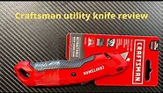 Craftsman utility knife tool review