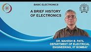 A BRIEF HISTORY OF ELECTRONICS