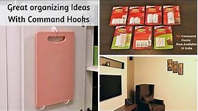 Great Organizing Ideas With Command Hooks | 3M Command Hooks Hacks & Uses