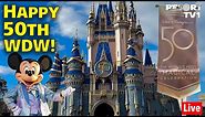 🔴Live: Happy 50th Birthday Walt Disney World! All Day 50th Anniversary Live Stream!!