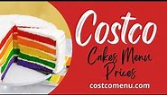 Costco Cakes Menu Prices 2023